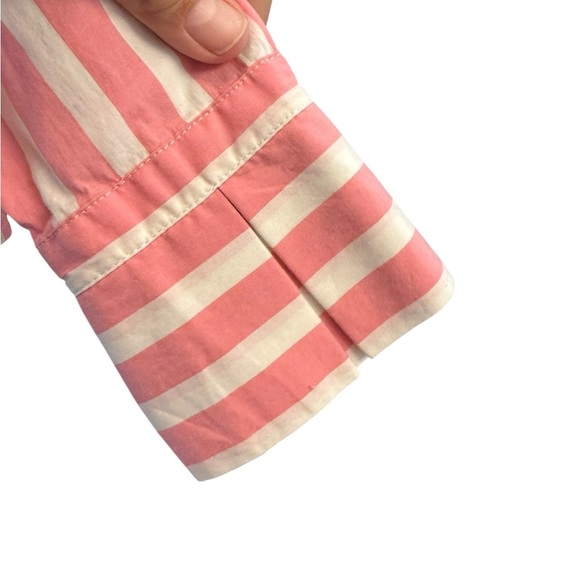 Banana Republic Pink and White Striped Shirt - Picture 6 of 8